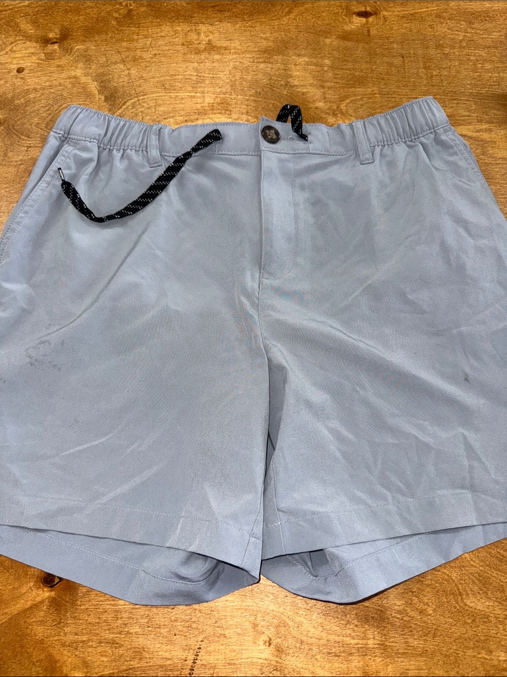 Chubbies Light Blue/Gray Men’s Hybrid Shorts with Drawstring